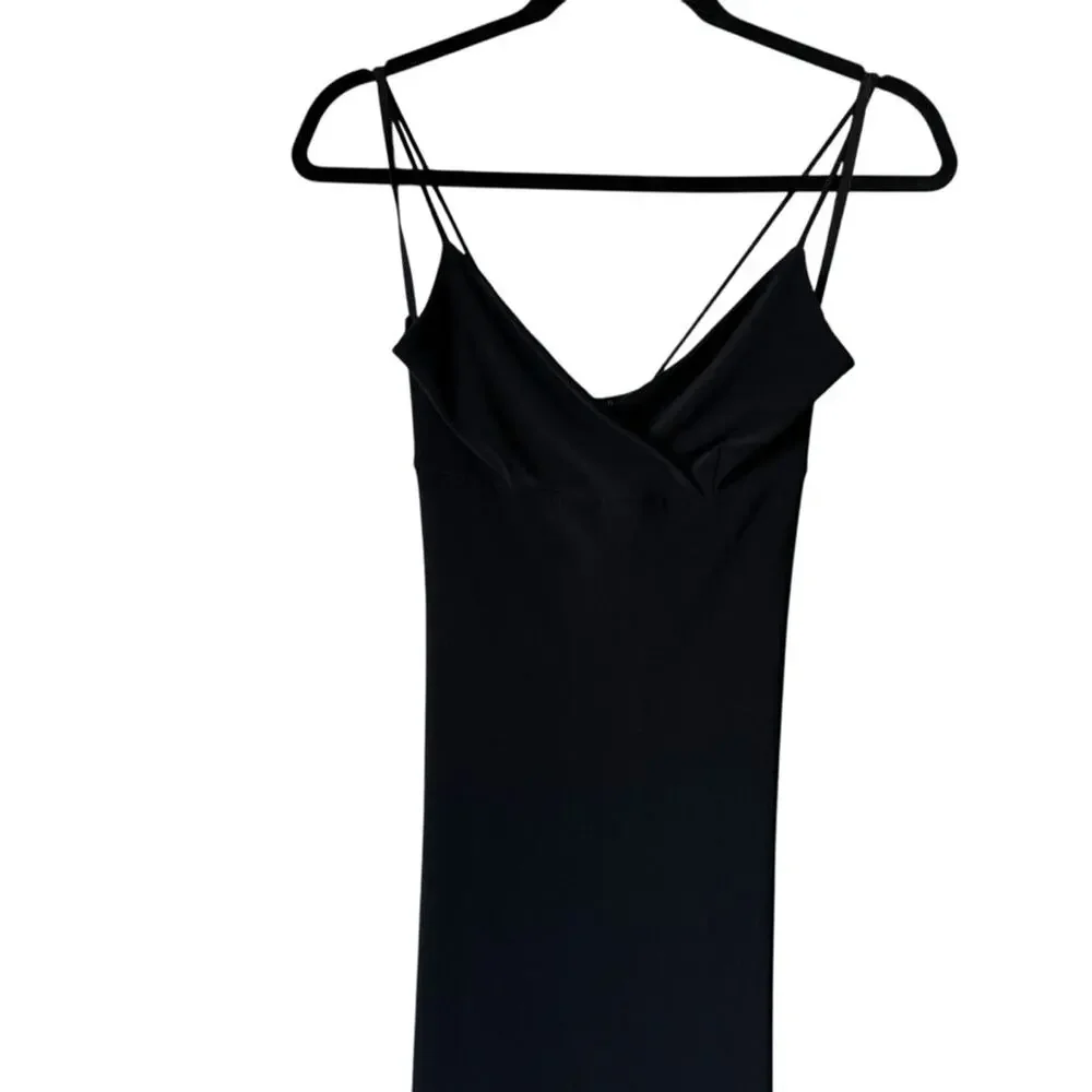 Elegant Little Black Sleeveless Dress Size Large